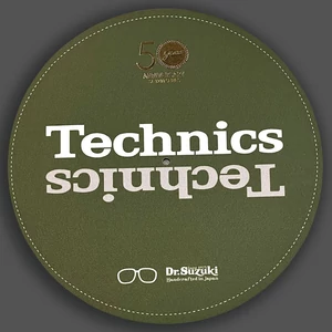 Dr.Suzuki X Technics - 12" 50th Limited Edition Slipmat 2db zöld