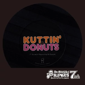 Dr.Suzuki - 7" Kuttin Donuts Slipmats Black