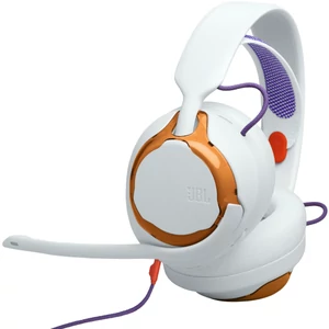 JBL - Quantum 250 Gamer headset, fehér/narancssárga
