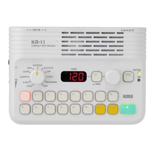 KORG - KR-11, dobgép, lábkapcsolható, szerkeszthető patternekkel