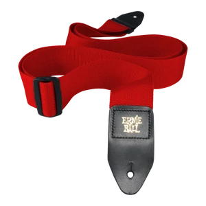 Ernie Ball - 4040 Gyöngyvászon gitárheveder piros