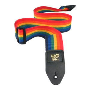 Ernie Ball - 4044 Gyöngyvászon gitárheveder szivárvány