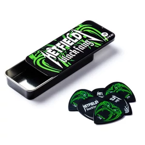 Dunlop - PH 112T 073 Hetfield Black Fang pengető szett 0.73 mm 6 db, díszdobozban Dunlop - PH 112T 073 Hetfield Black Fang pengető szett 0.73 mm 6 db, díszdobozban