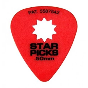 Everly - Star picks pengető 0.50 mm piros Everly - Star picks pengető 0.50 mm piros