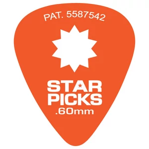 Everly - Star picks pengető 0.60 mm narancs Everly - Star picks pengető 0.60 mm narancs