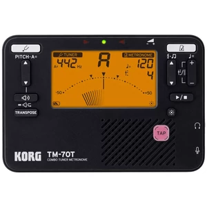 Korg - TM70TBK hangoló és metronóm, fekete