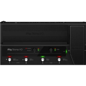 Ik Multimedia - iRig Stomp I/O, szemből