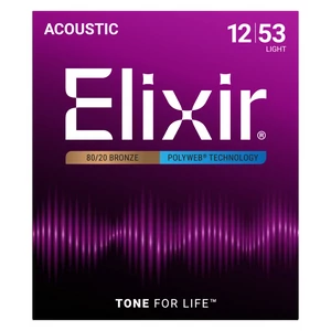 Elixir - 010 - 047 Extra Light Akusztikus gitárhúr