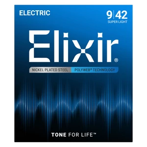 Elixir - PolyWeb (12000) 9-42 Super Light elektromos húrkészlet Elixir - PolyWeb (12000) 9-42 Super Light elektromos húrkészlet