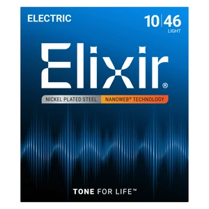 Elixir - 010 - 046 Light elektromos gitárhúr Elixir - 010 - 046 Light elektromos gitárhúr