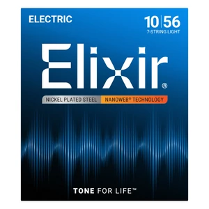 Elixir - 010 - 056 Light 7 húros elektromos gitárhúr készlet