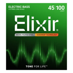 Elixir - 45 - 100 Light basszusgitár húr Elixir - 45 - 100 Light basszusgitár húr