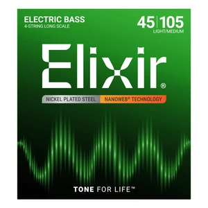 Elixir - 45 - 105 Medium basszusgitár húr Elixir - 45 - 105 Medium basszusgitár húr