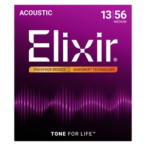 Elixir - Phosphor Bronze NanoWeb 13-56 Medium akusztikus húrkészlet