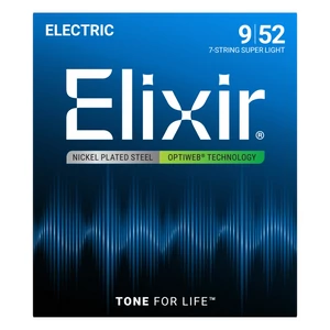 Elixir - OPTIWEB Coating Super Light 9-52 7-húros elektromos gitárhúr