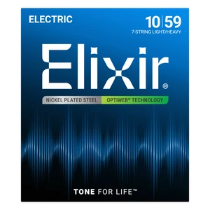 Elixir - OPTIWEB Coating Light/Heavy 10-59 7-húros elektromos gitárhúr