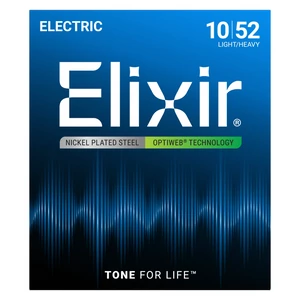 Elixir - OPTIWEB Coating Light/Heavy 10-52 elektromos gitárhúr