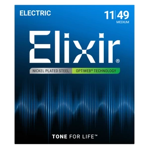 Elixir - OPTIWEB Coating Medium 11-49 elektromos gitárhúr