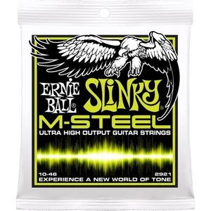 Ernie Ball - M-Steel Regular Slinky 10-46 Elektromos Gitárhúr készlet Ernie Ball - M-Steel Regular Slinky 10-46 Elektromos Gitárhúr készlet