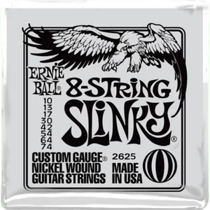 Ernie Ball - 8-string Nickel Wound Slinky 10-74 Elektromos Gitárhúr készlet 8-húros