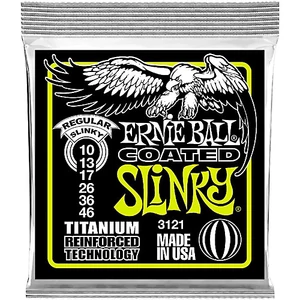 Ernie Ball - Coated Titanium RPS Regular Slinky 10-46 Elektromos Gitárhúr készlet