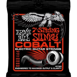 Ernie Ball - Cobalt 7 Skinny Top Heavy Bottom Slinky 10-62 Elektromos Gitárhúr készlet 7-húros Ernie Ball - Cobalt 7 Skinny Top Heavy Bottom Slinky 10-62 Elektromos Gitárhúr készlet 7-húros