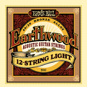 Ernie Ball - Earthwood Bronze 12 String Light 9-46 Akusztikus Gitárhúr készlet 12-húros
