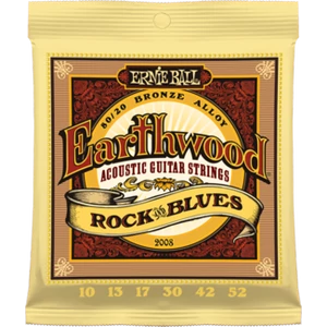 Ernie Ball - Earthwood Bronze Rock&amp;Blues 10-52 Akusztikus Gitárhúr készlet