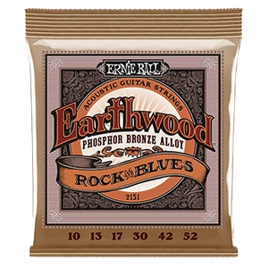 Ernie Ball - Earthwood Phosphor Bronze Rock&amp;Blues 10-52 Akusztikus Gitárhúr készlet