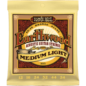 Ernie Ball - Earthwood Bronze Medium Light 12-54 Akusztikus Gitárhúr készlet