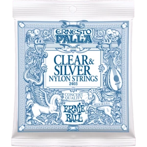 Ernie Ball - Ernesto Palla Classical Clear&amp;Silver 28-42 Klasszikus Gitárhúr készlet
