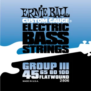 Ernie Ball - Flatwound Bass Group III 45-100 Basszusgitárhúr készlet Ernie Ball - Flatwound Bass Group III 45-100 Basszusgitárhúr készlet