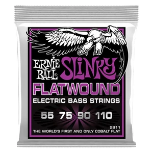 Ernie Ball - Flatwound Power Slinky Bass 55-110 Basszusgitárhúr készlet Ernie Ball - Flatwound Power Slinky Bass 55-110 Basszusgitárhúr készlet