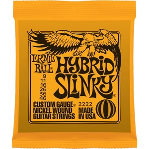 Ernie Ball - Nickel Wound Hybrid Slinky 9-46 Elektromos Gitárhúr készlet Ernie Ball - Nickel Wound Hybrid Slinky 9-46 Elektromos Gitárhúr készlet