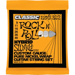 Ernie Ball - Pure Nickel Hybrid Slinky 9-46 Elektromos Gitárhúr készlet Ernie Ball - Pure Nickel Hybrid Slinky 9-46 Elektromos Gitárhúr készlet