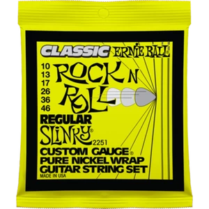 Ernie Ball - Pure Nickel Regular Slinky 10-46 Elektromos Gitárhúr készlet Ernie Ball - Pure Nickel Regular Slinky 10-46 Elektromos Gitárhúr készlet