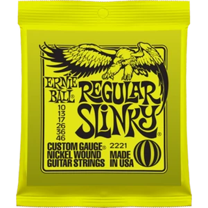 Ernie Ball - Nickel Wound Regular Slinky 10-46 Elektromos Gitárhúr készlet Ernie Ball - Nickel Wound Regular Slinky 10-46 Elektromos Gitárhúr készlet