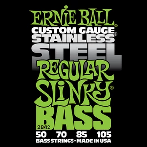 Ernie Ball - Stainless Steel Regular Slinky Bass 50-105 Basszusgitárhúr készlet Ernie Ball - Stainless Steel Regular Slinky Bass 50-105 Basszusgitárhúr készlet