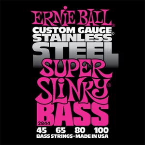 Ernie Ball - Stainless Steel Super Slinky Bass 45-100 Basszusgitárhúr készlet Ernie Ball - Stainless Steel Super Slinky Bass 45-100 Basszusgitárhúr készlet