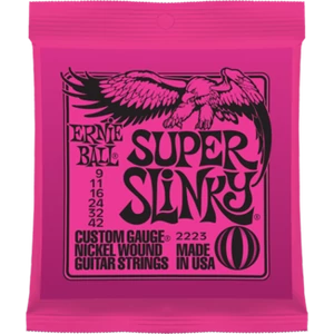 Ernie Ball - Nickel Wound Super Slinky 9-42 Elektromos Gitárhúr készlet Ernie Ball - Nickel Wound Super Slinky 9-42 Elektromos Gitárhúr készlet