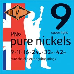 Rotosound - PN 9 Nikkel elektromos gitár húrkészlet 9 - 42 Rotosound - PN 9 Nikkel elektromos gitár húrkészlet 9 - 42