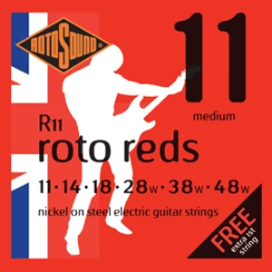 Rotosound - R11 Roto Reds medium elektromos gitárhúr készlet 11-48