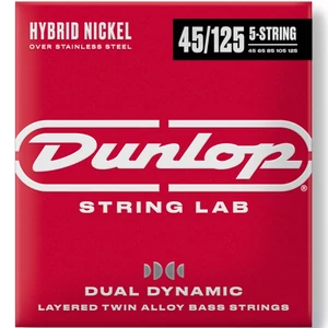 Dunlop - DBHYN45125 Hibrid basszusgitár húr - 5 húros 45-125 Dunlop - DBHYN45125 Hibrid basszusgitár húr - 5 húros 45-125