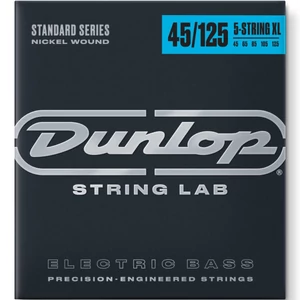 Dunlop - DBN45125XL 5 húros nikkel basszusgitár húr 45-125 XL Dunlop - DBN45125XL 5 húros nikkel basszusgitár húr 45-125 XL