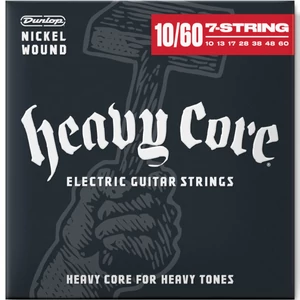 Dunlop - DHCN10607 elektromos gitárhúr Heavy Core 10-60 7 húros készlet Dunlop - DHCN10607 elektromos gitárhúr Heavy Core 10-60 7 húros készlet