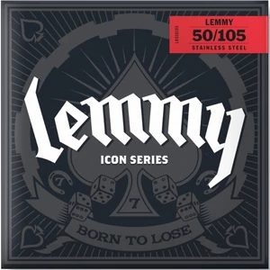 Dunlop - LKS50105 Lemmy Kilmister Icon Signature acél basszusgitár húr 50-105 Dunlop - LKS50105 Lemmy Kilmister Icon Signature acél basszusgitár húr 50-105