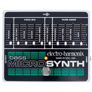 Electro Harmonix - Bass Micro Synthesizer Analóg effektpedál basszusgitárhoz Electro Harmonix - Bass Micro Synthesizer Analóg effektpedál basszusgitárhoz