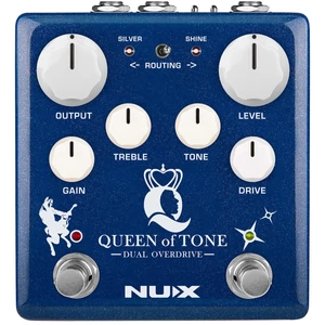 Nux - NDO-6 Queen of Tone Dual Overdrive pedál Nux - NDO-6 Queen of Tone Dual Overdrive pedál