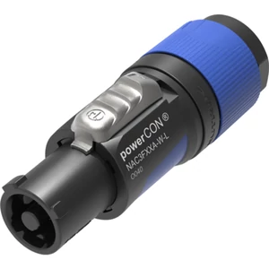 Neutrik - NAC3FXXA-W-L powerCON lengő hálózati bemenet, kék, nagy méret (10-16 mm)