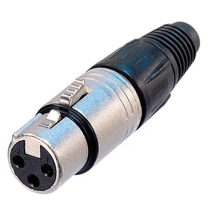 Neutrik - NC3FX 3 pólusú XLR aljzat egyenes, lengő Neutrik - NC3FX 3 pólusú XLR aljzat egyenes, lengő